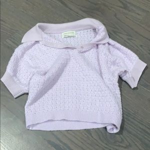 cropped sweater shirt